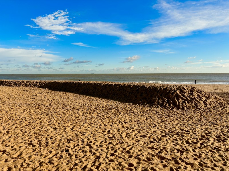 Sand dune at Ramsgate Mains Sands Beach