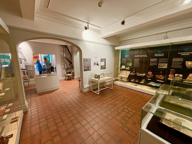 A Museum featuring artifacts and information about the history of Sandwich