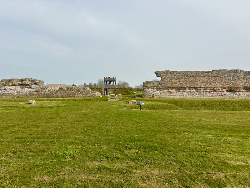 A Roman fortress featuring the original walls and an amphitheatre