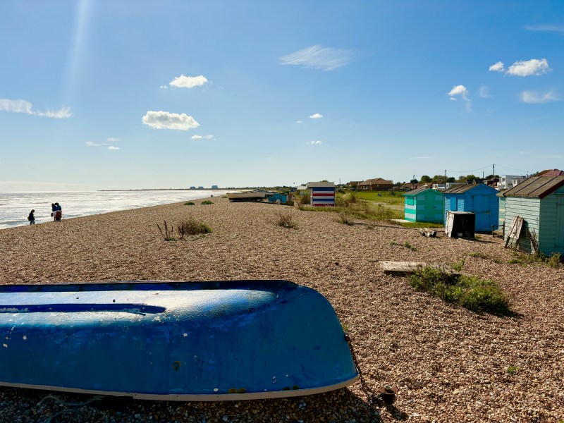 Beach huts in Folkestone and Hythe District