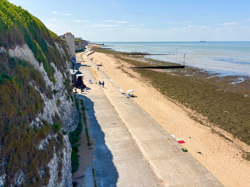 Walpole Bay Beach featuring The People Care Planet Care Community Sauna in Margate