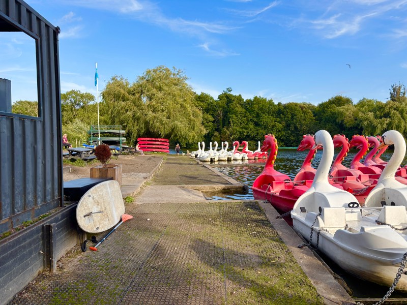Mote Park Watersports Centre featuring boats