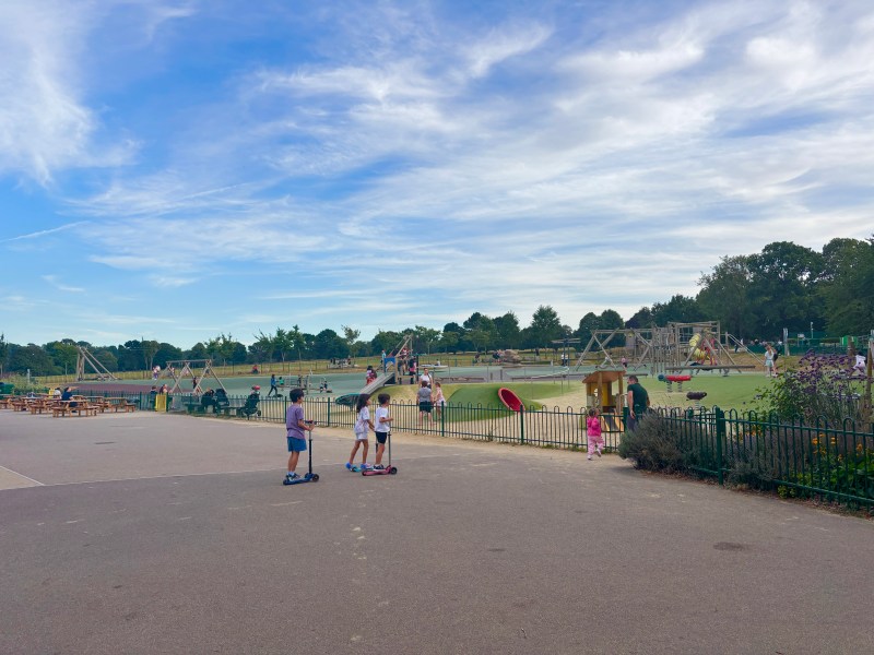 Mote Park Main Play Area with children's rides