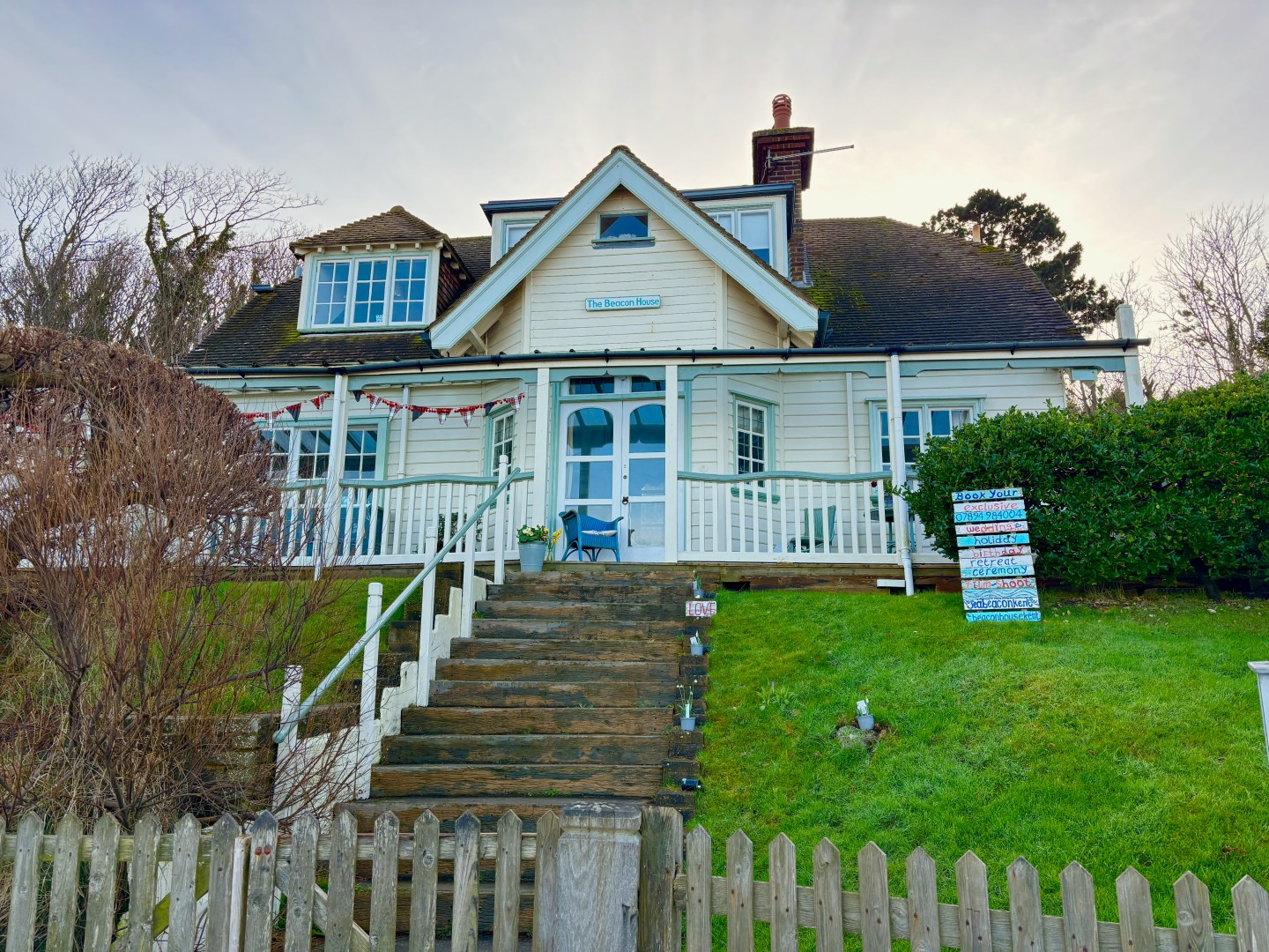 House along Whitstable coastline