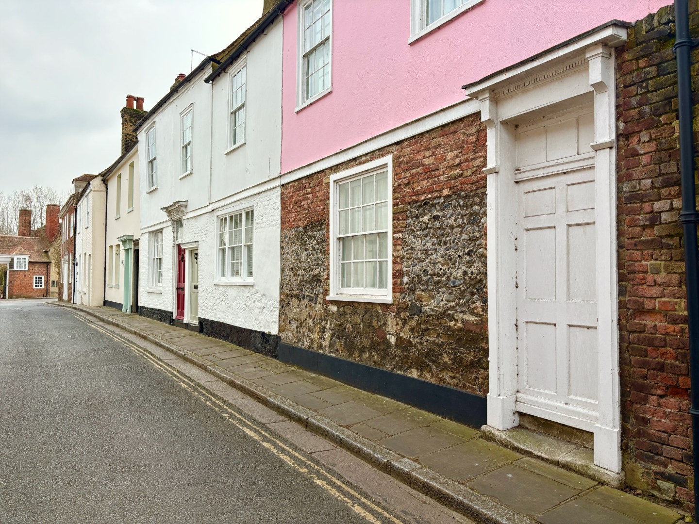 Street with houses in Sandwich