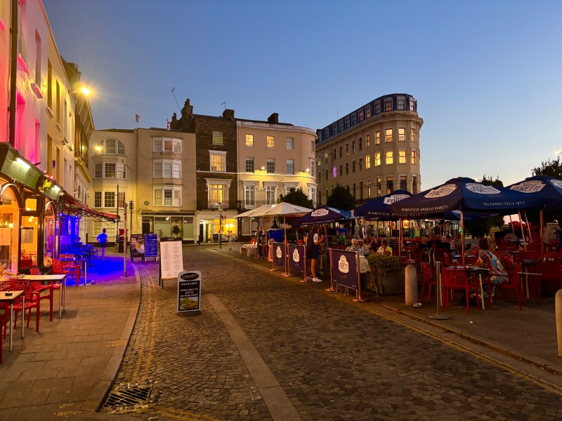 Margate seafront night