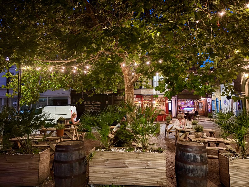 Margate Old Town at night