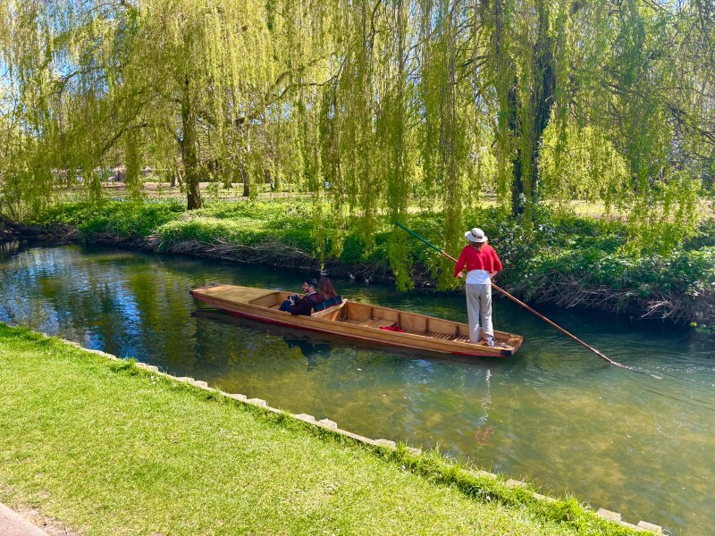 Punting on River Stour Canterbury