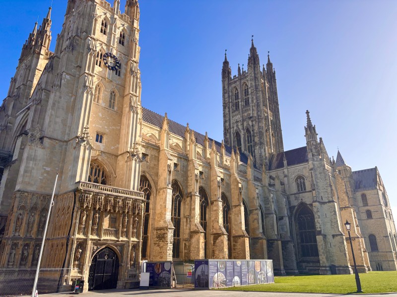 Canterbury Cathedral outside